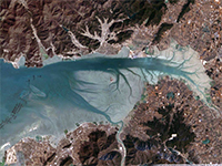 Satellite image Gomso Bay