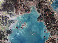Satellite image Suncheon Bay
