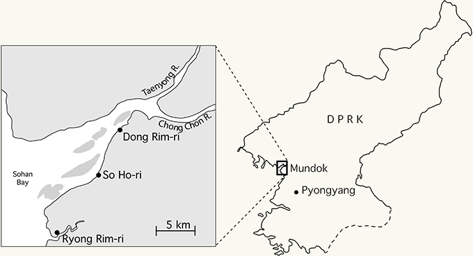 Map DPRK