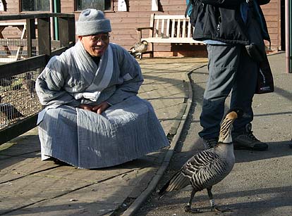 Rev Su-kyung and a Nene