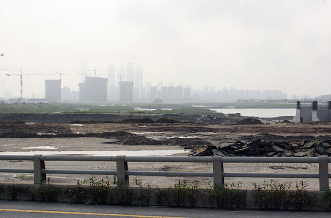 Four years ago this was all mudflat