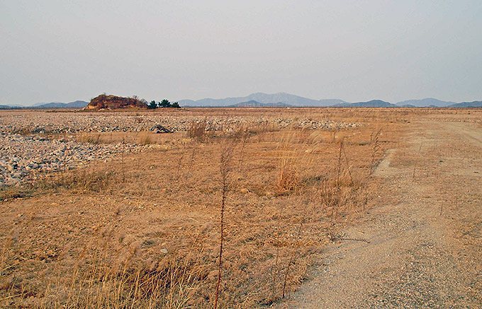 Reclaimed former mudflat, North Yongjeong