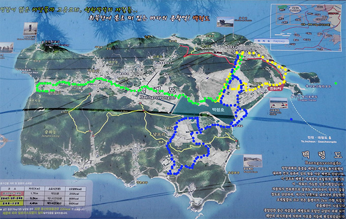 Baekryeong-Do Map